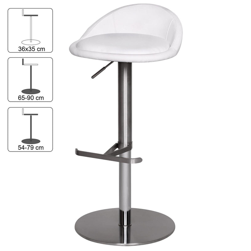WOHNLING Barhocker WL1.282 weiß