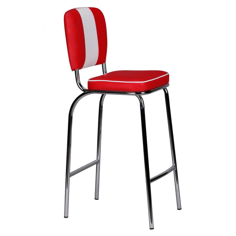 WOHNLING Barhocker WL1.718 American Diner rot