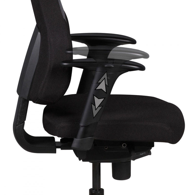 AMSTYLE Bürostuhl SPM1.272 QENTIN schwarz/grau