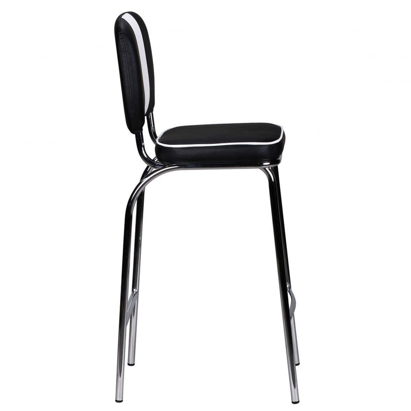 WOHNLING Barhocker WL1.719 American Diner schwarz