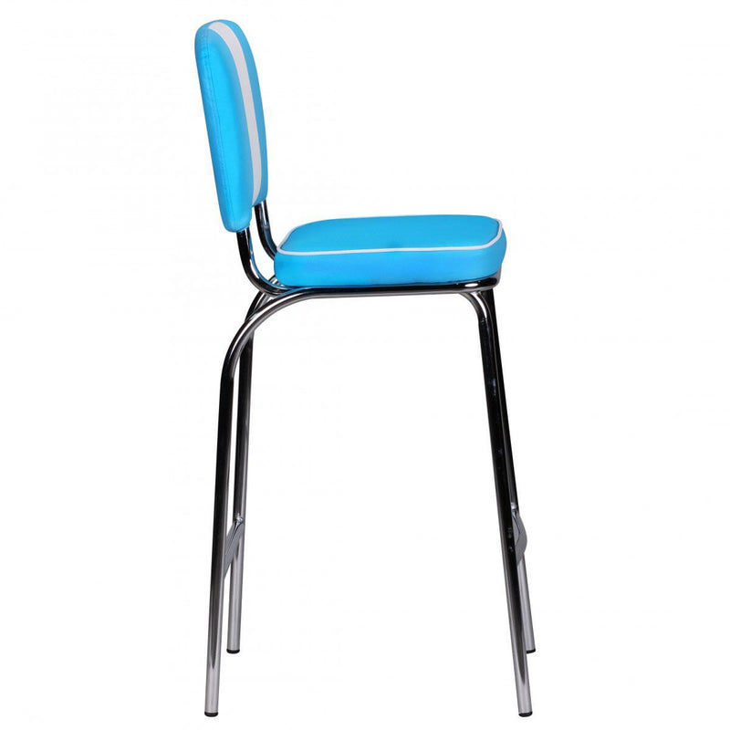 WOHNLING Barhocker WL1.720 American Diner blau