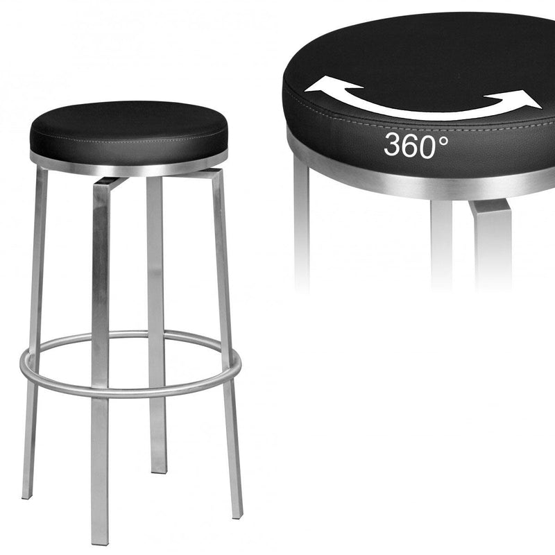 WOHNLING Barhocker WL1.947 schwarz