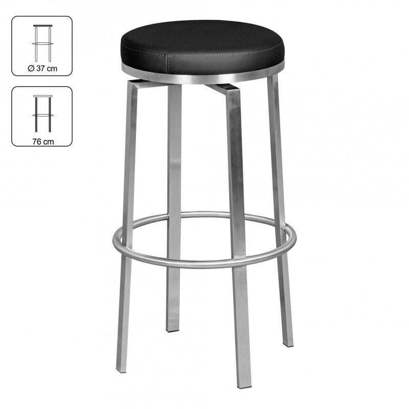 WOHNLING Barhocker WL1.947 schwarz