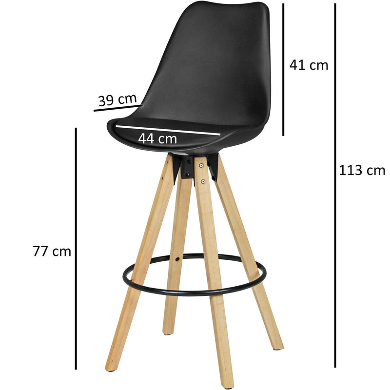 WOHNLING Barhocker WL5.046 schwarz