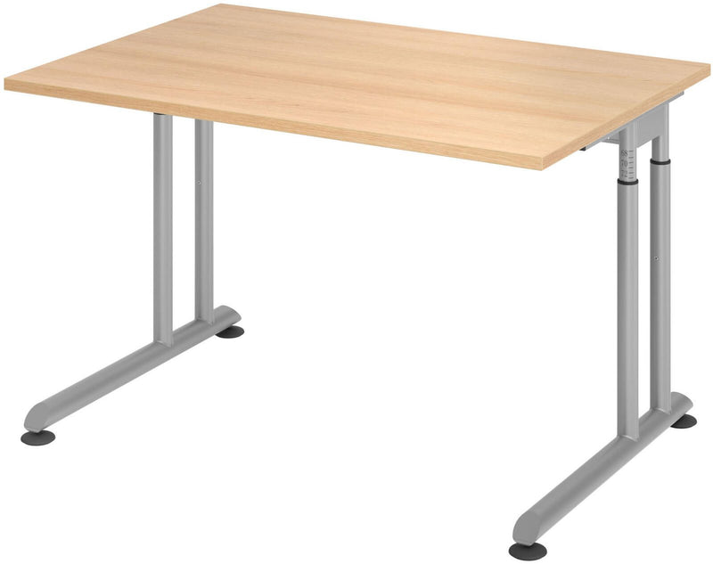 HAMMERBACHER höhenverstellbarer Schreibtisch VZS12/E/S eiche