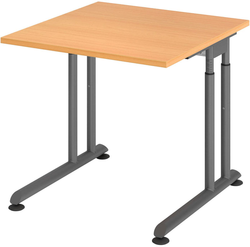 HAMMERBACHER höhenverstellbarer Schreibtisch VZS08/6/G buche