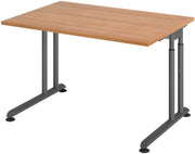 HAMMERBACHER höhenverstellbarer Schreibtisch VZS12/N/G nussbaum