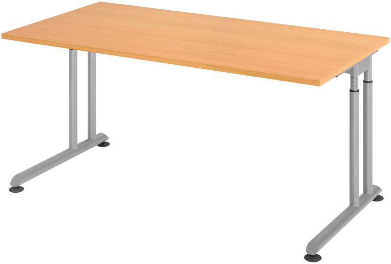 HAMMERBACHER höhenverstellbarer Schreibtisch VZS16/6/S buche