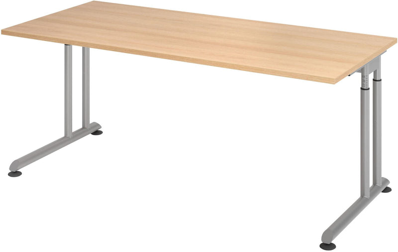 HAMMERBACHER höhenverstellbarer Schreibtisch VZS19/E/S eiche