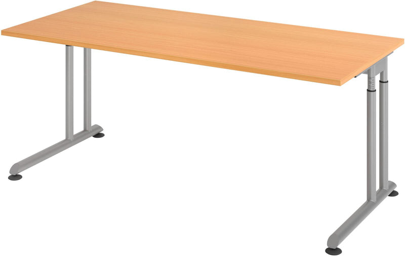 HAMMERBACHER höhenverstellbarer Schreibtisch VZS19/6/S buche