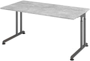 HAMMERBACHER höhenverstellbarer Schreibtisch VZS16/M/G beton