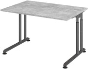 HAMMERBACHER höhenverstellbarer Schreibtisch VZS12/M/G beton