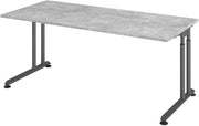 HAMMERBACHER höhenverstellbarer Schreibtisch VZS19/M/G beton