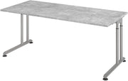 HAMMERBACHER höhenverstellbarer Schreibtisch VZS19/M/S beton