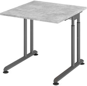 HAMMERBACHER höhenverstellbarer Schreibtisch VZS08/M/G beton