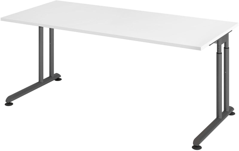 HAMMERBACHER höhenverstellbarer Schreibtisch VZS19/W/G weiß