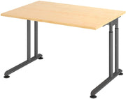 HAMMERBACHER höhenverstellbarer Schreibtisch VZS12/3/G ahorn