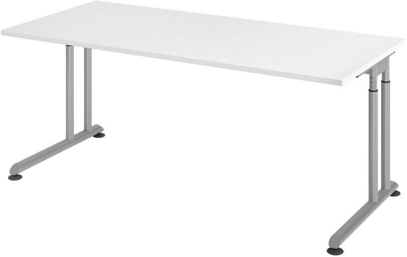 HAMMERBACHER höhenverstellbarer Schreibtisch VZS19/W/S weiß