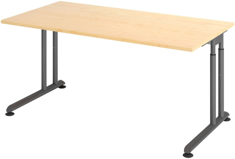 HAMMERBACHER höhenverstellbarer Schreibtisch VZS16/3/G ahorn