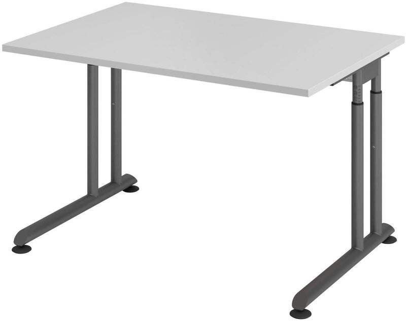 HAMMERBACHER höhenverstellbarer Schreibtisch VZS12/5/G lichtgrau