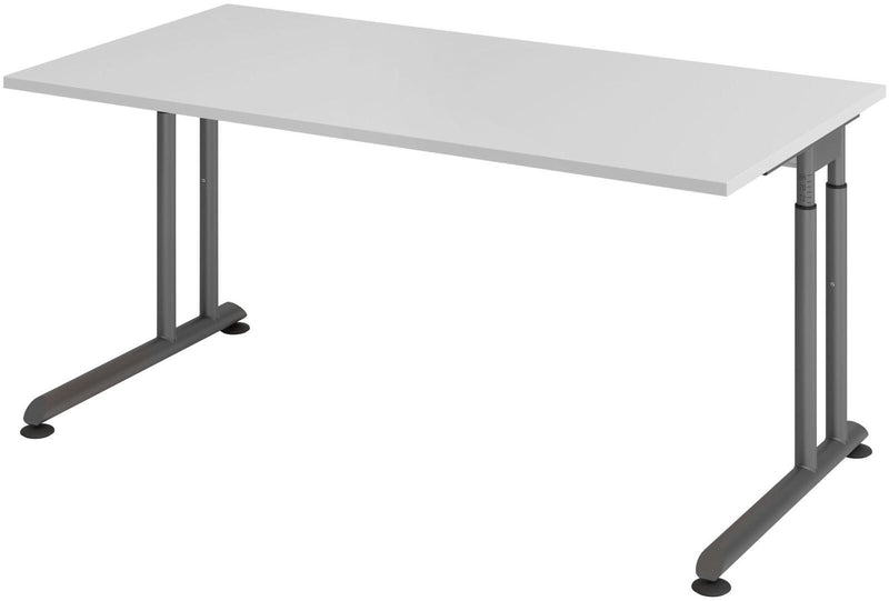 HAMMERBACHER höhenverstellbarer Schreibtisch VZS16/5/G lichtgrau