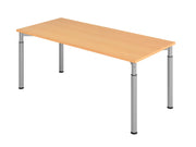 HAMMERBACHER höhenverstellbarer Schreibtisch VYS19/6/S buche