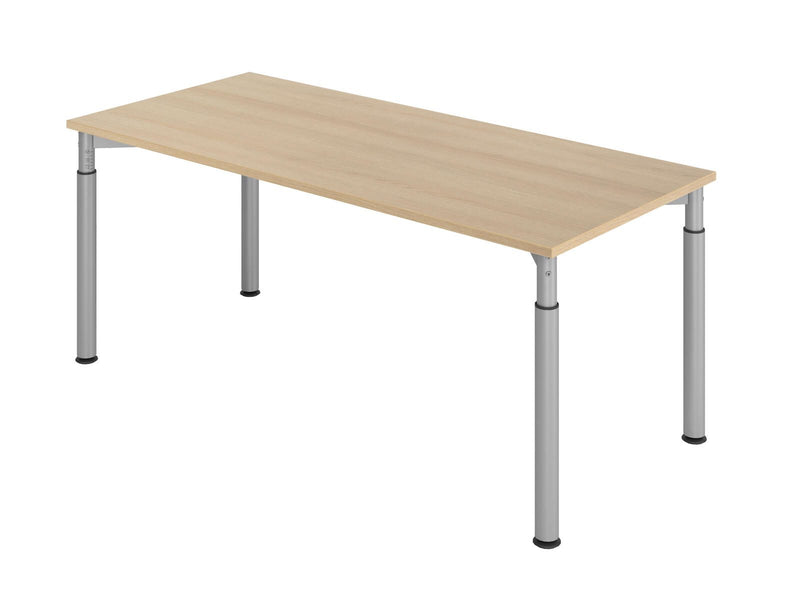 HAMMERBACHER höhenverstellbarer Schreibtisch VYS19/E/S eiche