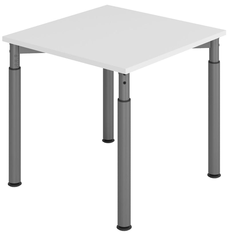 HAMMERBACHER höhenverstellbarer Schreibtisch VYS08/5/G lichtgrau