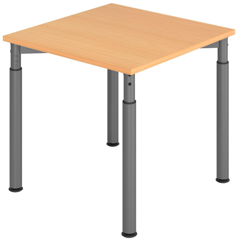 HAMMERBACHER höhenverstellbarer Schreibtisch VYS08/6/G buche