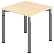 HAMMERBACHER höhenverstellbarer Schreibtisch VYS08/3/G ahorn