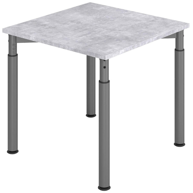 HAMMERBACHER höhenverstellbarer Schreibtisch VYS08/M/G beton