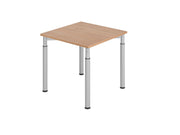 HAMMERBACHER höhenverstellbarer Schreibtisch VYS08/N/S nussbaum