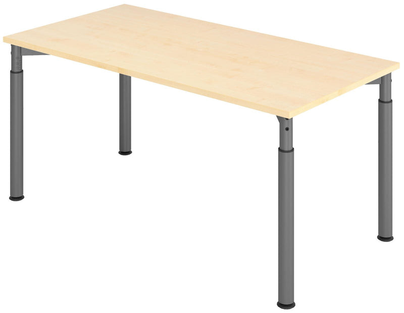 HAMMERBACHER höhenverstellbarer Schreibtisch VYS16/3/G ahorn