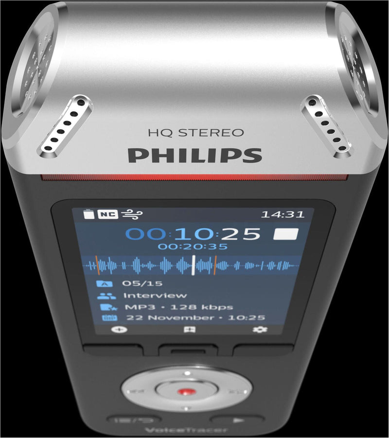 PHILIPS DVT2110 digitales Diktiergerät 8 GB