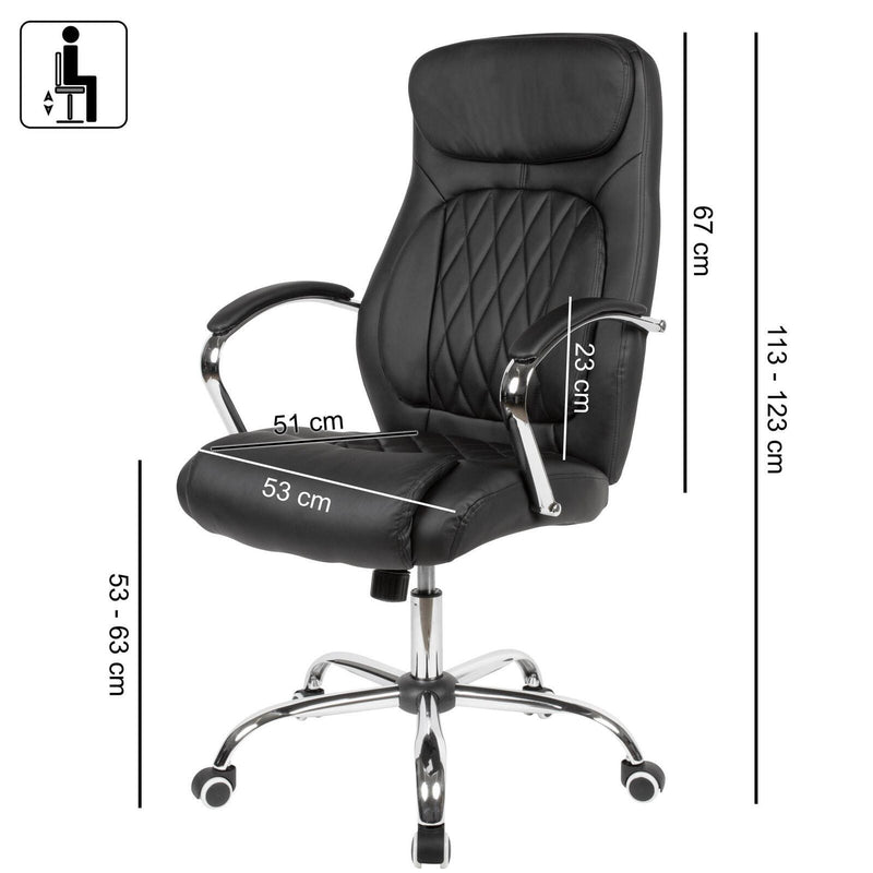 AMSTYLE Kunstleder SPM1.412 schwarz