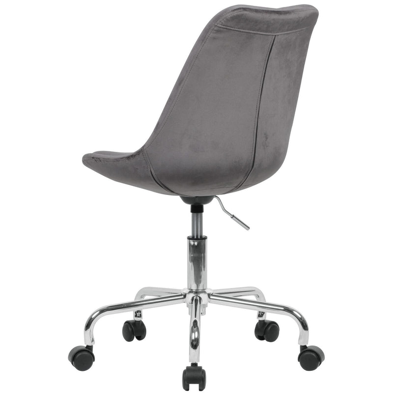 AMSTYLE Bürostuhl SPM1.420 Samt dunkelgrau