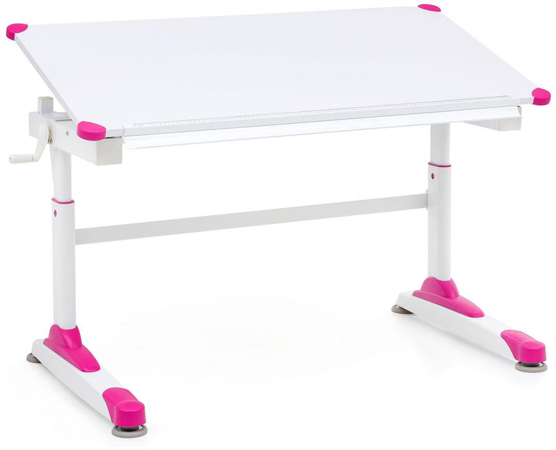 WOHNLING Kinderschreibtisch WL5.759 weiß, pink