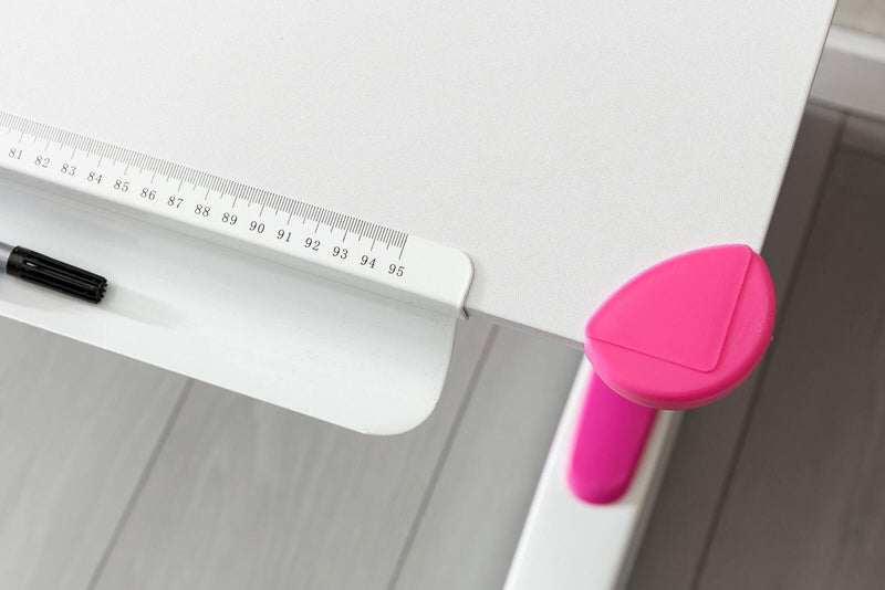 WOHNLING Kinderschreibtisch WL5.759 weiß, pink