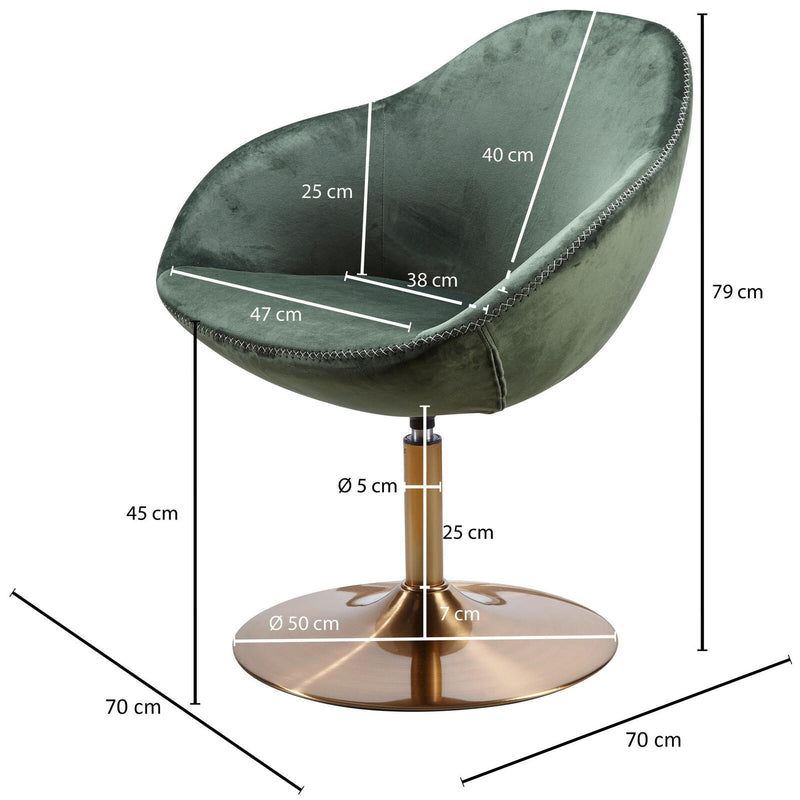 WOHNLING Sessel WL5.921 samt grün