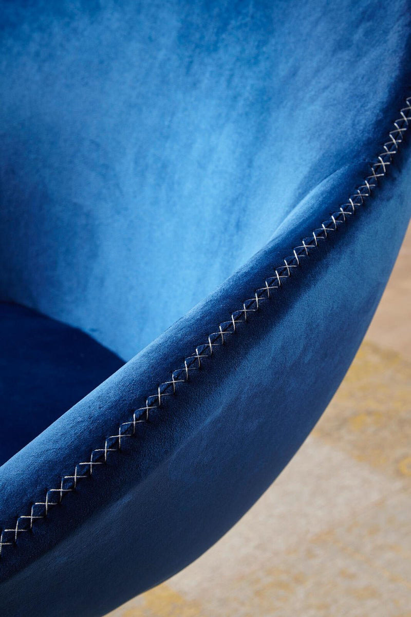 WOHNLING Sessel WL5.920 samt blau