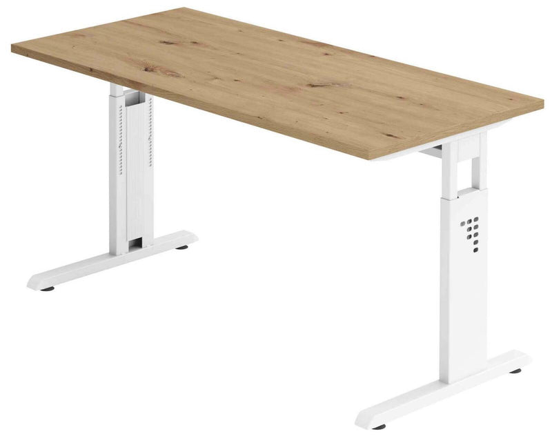 HAMMERBACHER Schreibtisch VOS614/R/W Asteiche