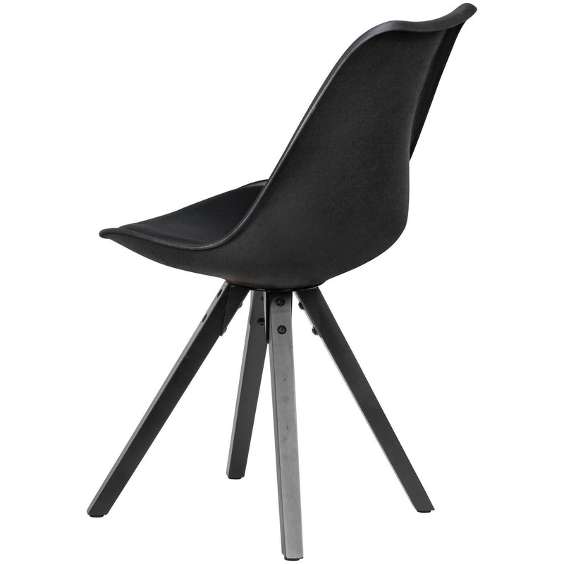 WOHNLING Esszimmerstühle WL6.134 Kunststoff schwarz