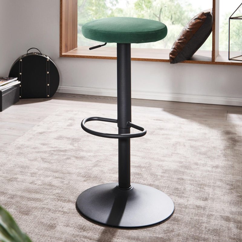 WOHNLING Barhocker WL6.198 Samt grün