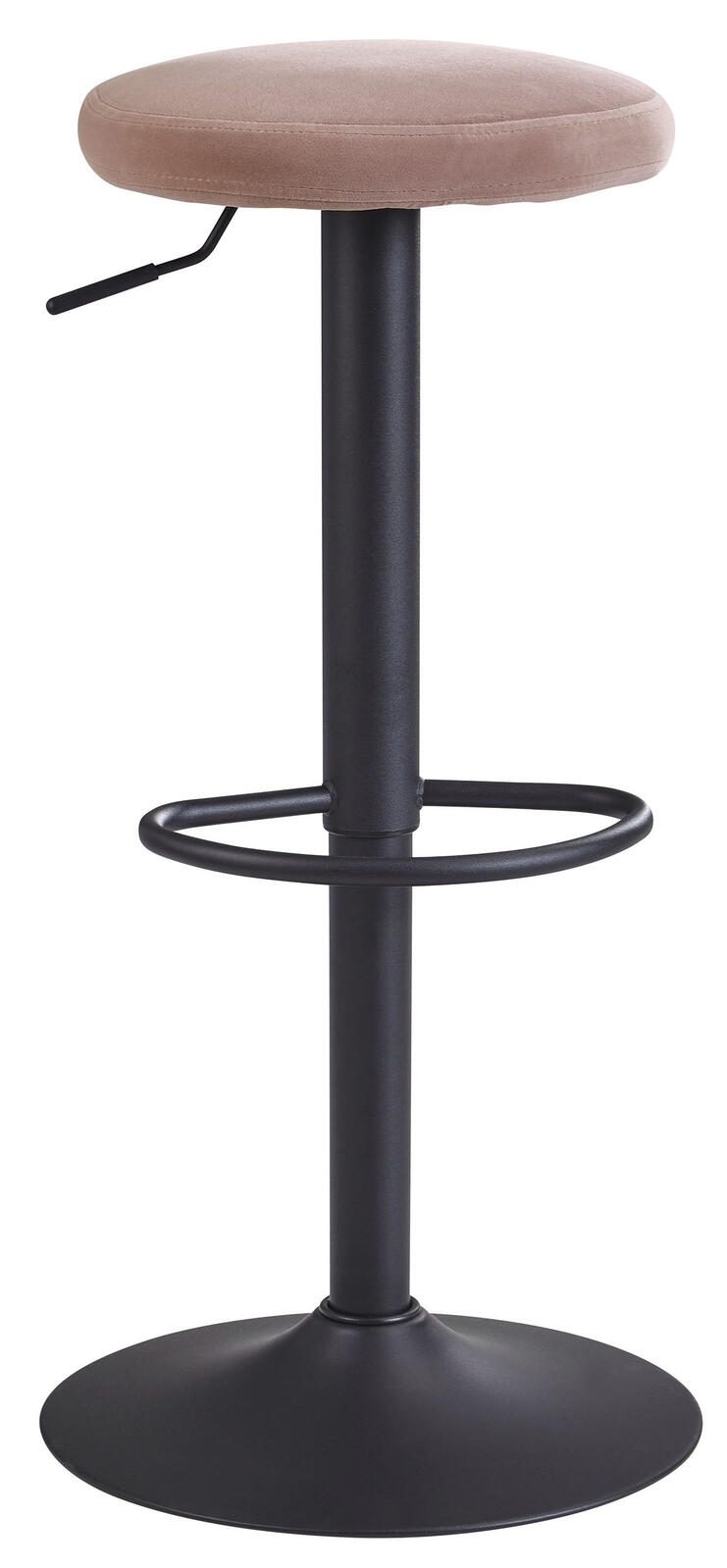 WOHNLING Barhocker WL6.197 Samt rosa