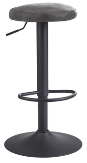 WOHNLING Barhocker WL6.194 Wildlederoptik grau