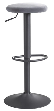 WOHNLING Barhocker WL6.200 Samt dunkelgrau