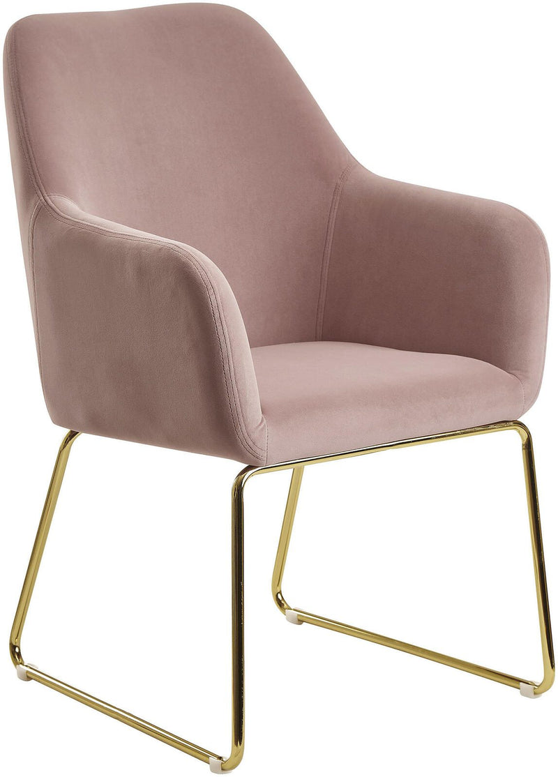 WOHNLING Esszimmerstuhl WL6.216 Samt rosa
