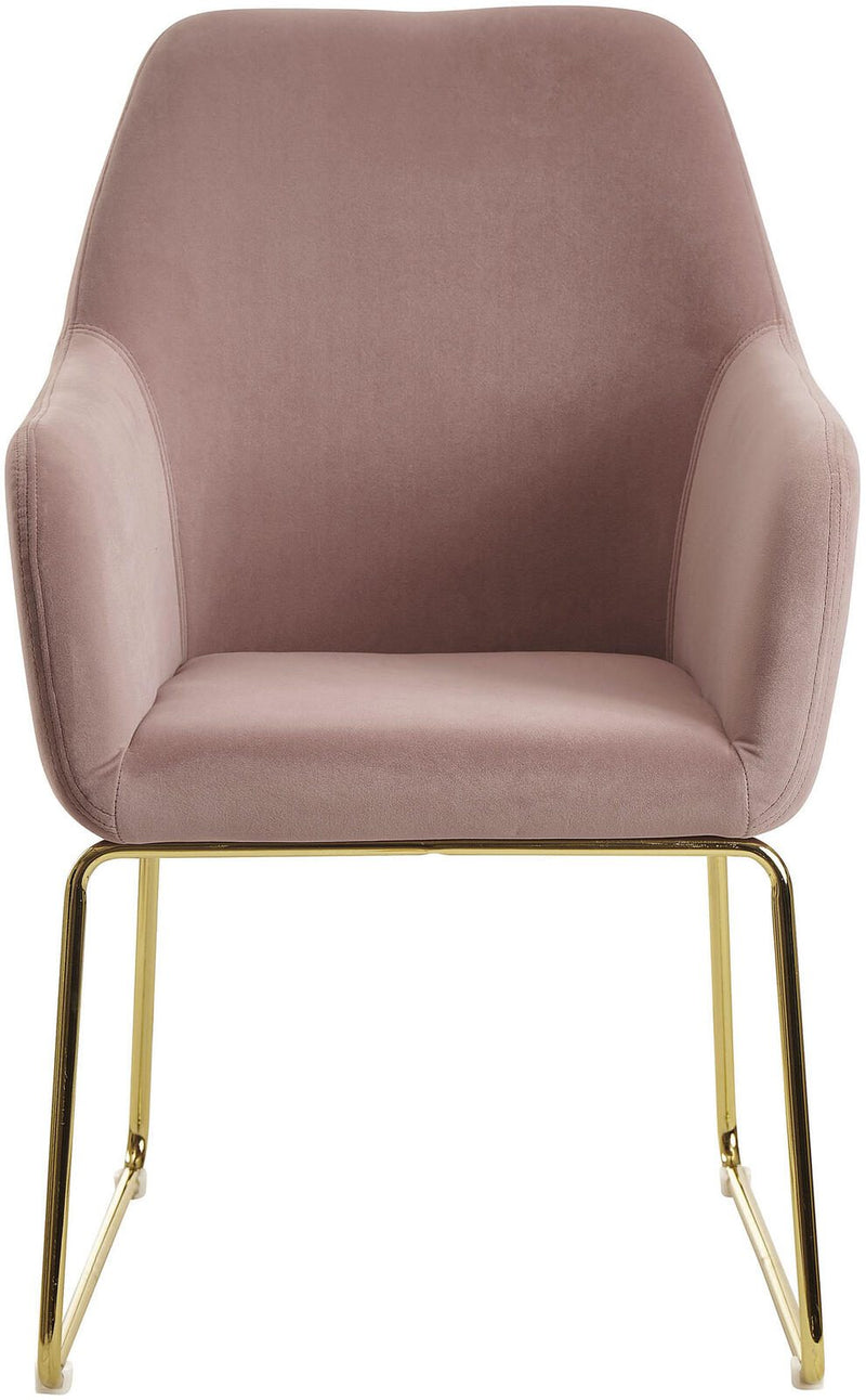 WOHNLING Esszimmerstuhl WL6.216 Samt rosa