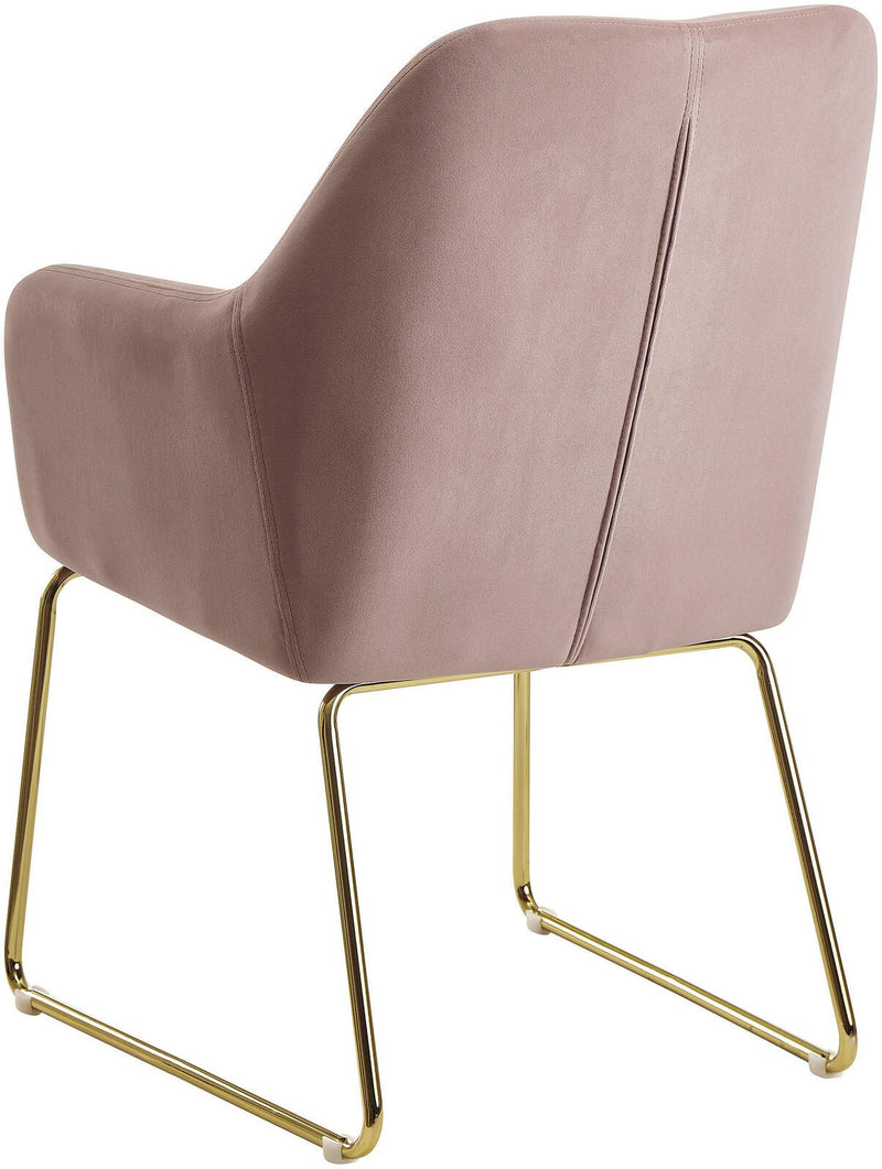 WOHNLING Esszimmerstuhl WL6.216 Samt rosa