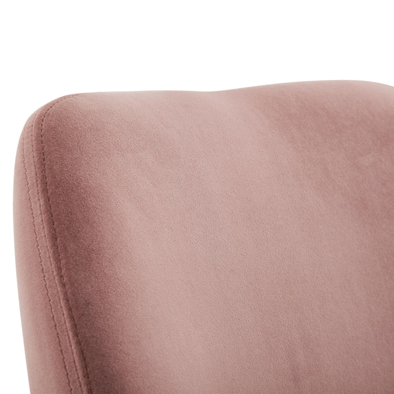 WOHNLING Esszimmerstuhl WL6.216 Samt rosa